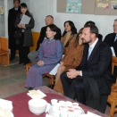 Crown Prince Haakon of Norway visiting a community nutrition centre in Ulan Bator. For editorial use only - not for sale. Photo D. Rentsendorj, MONTSAME news agency.  Picture size 1715 x 1139 px 1,23 MB.